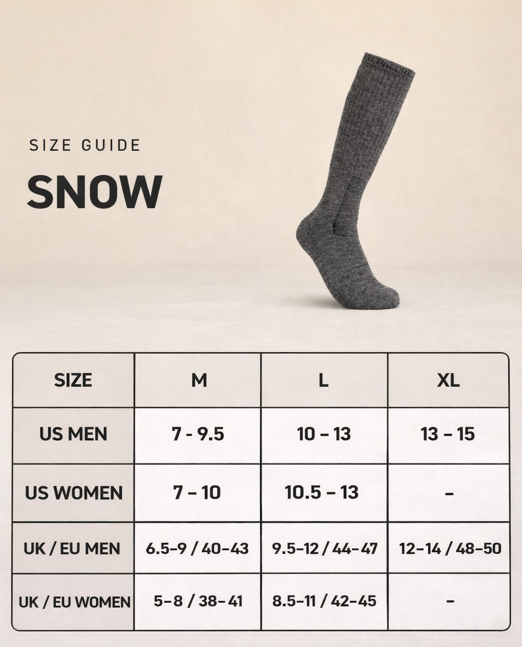 Alpaca Ski Socks - Over The Calf