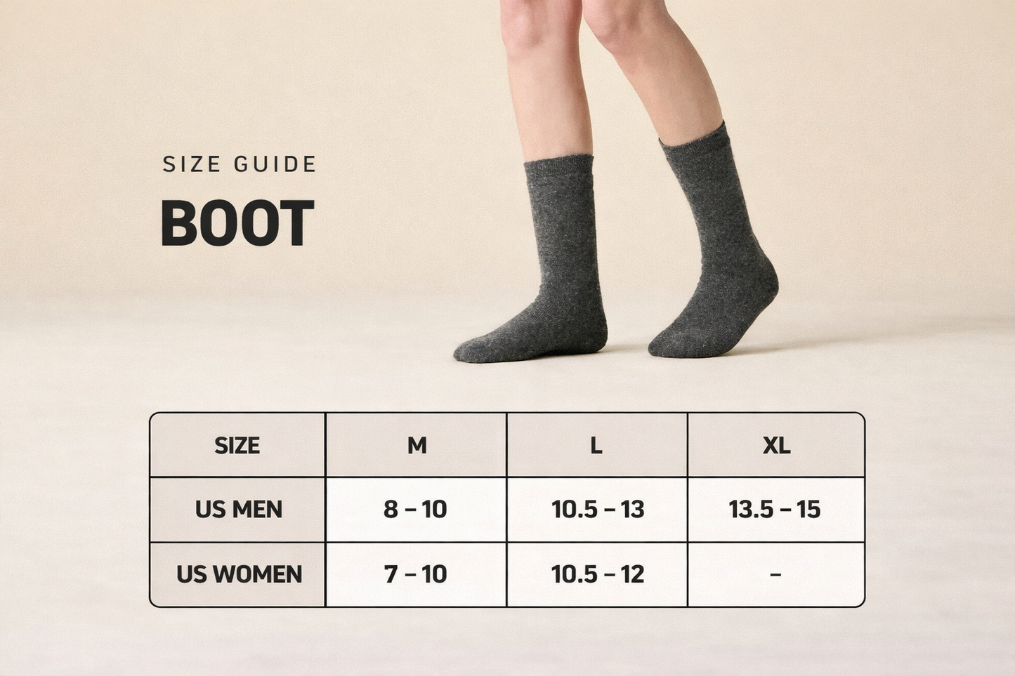 Alpaca Boot Socks - Heavy Duty