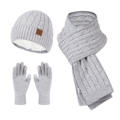 Alpaca Winter Set [Beanie + Gloves + Scarf]