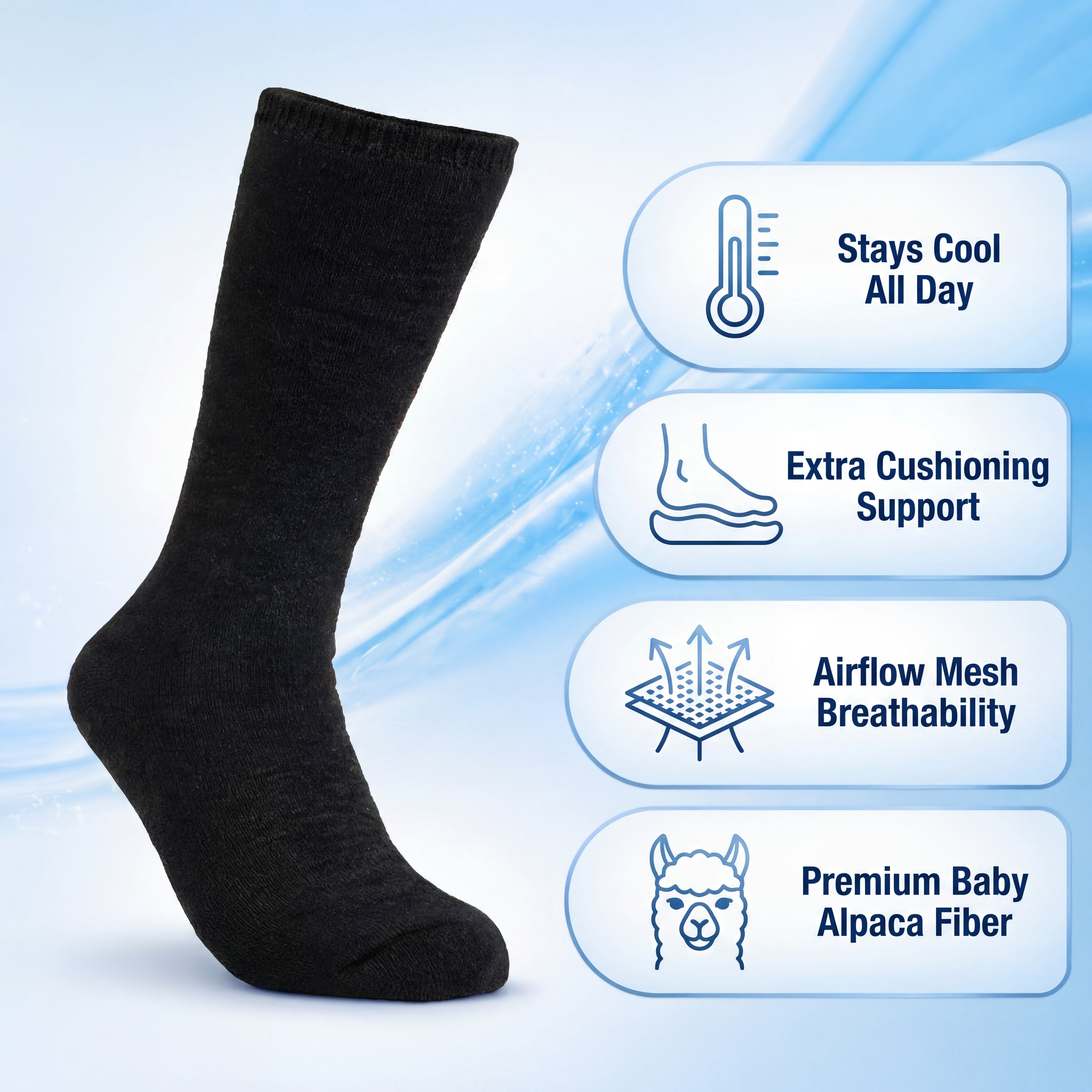 Alpaca Boot Socks
