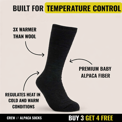 Alpaca Crew Socks - Everyday