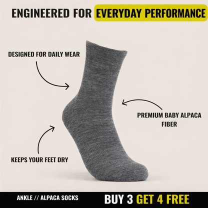 Alpaca Trail Ankle Socks