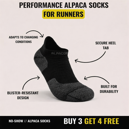 Alpaca No-Show Socks