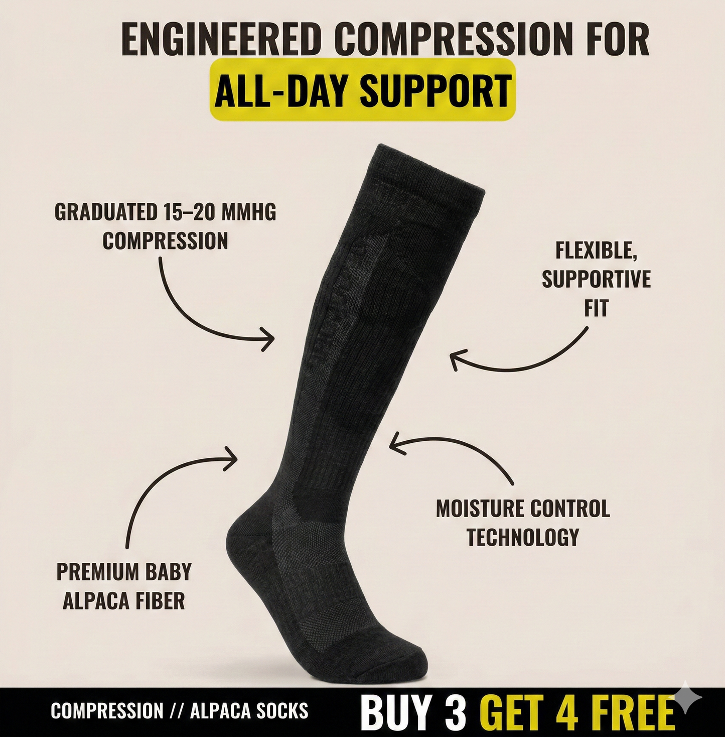 Alpaca Compression Socks
