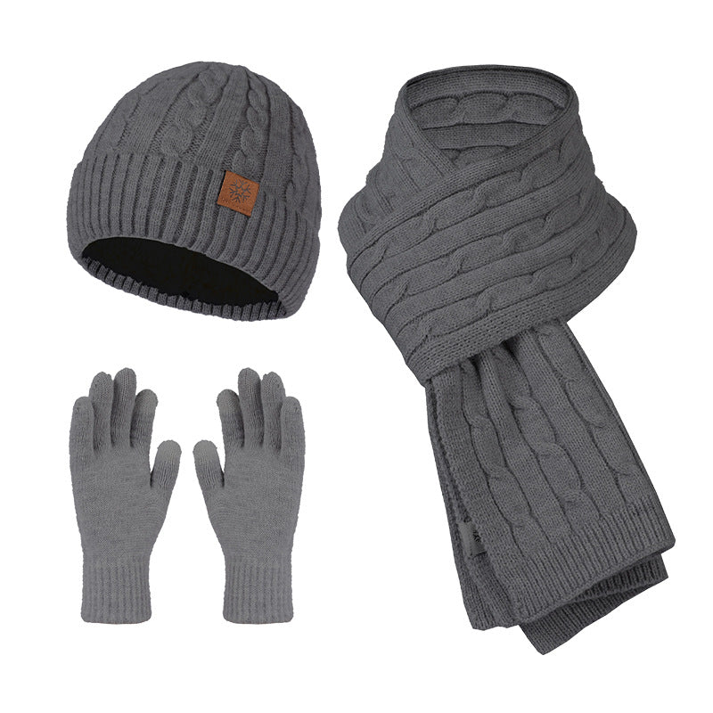 Alpaca Winter Set [Beanie + Gloves + Scarf]