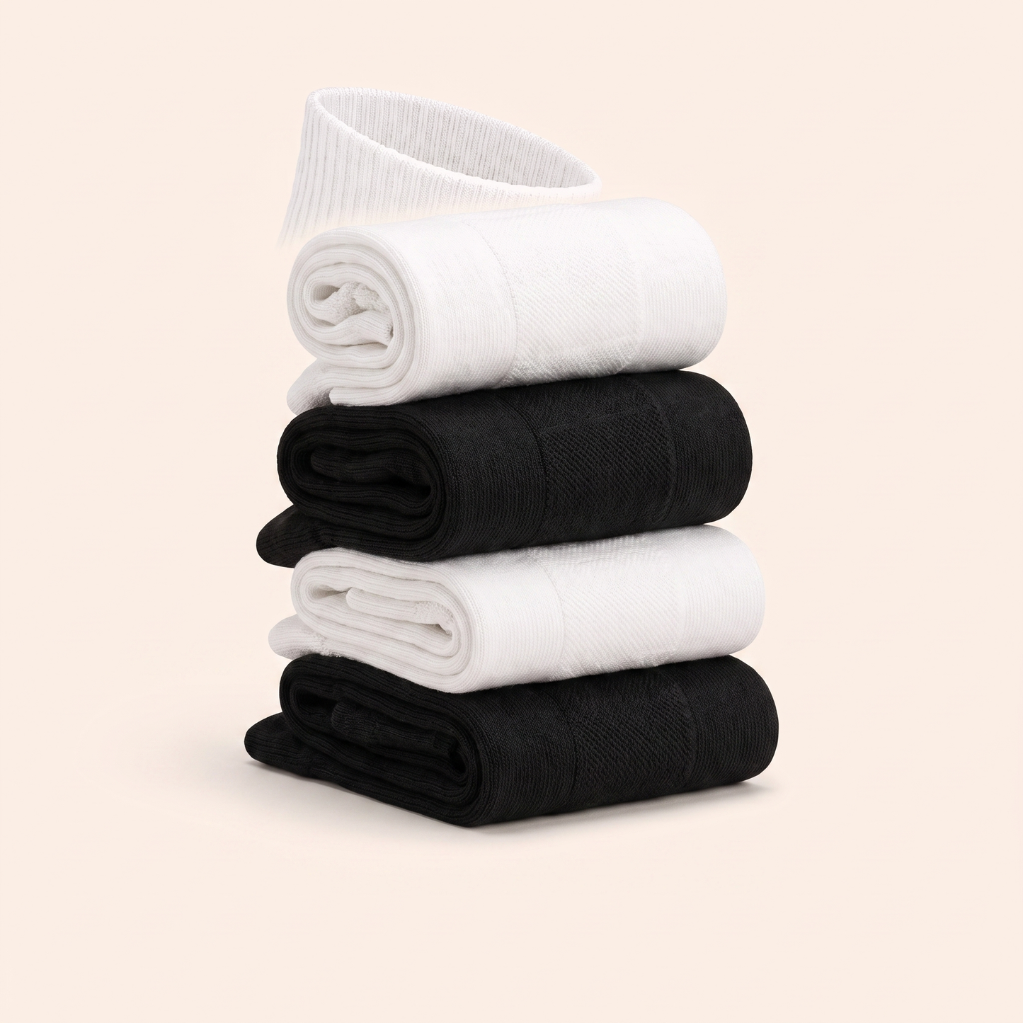 Compression Bundle - 4 rolled pairs stacked