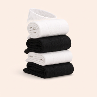 Compression Bundle - 4 rolled pairs stacked