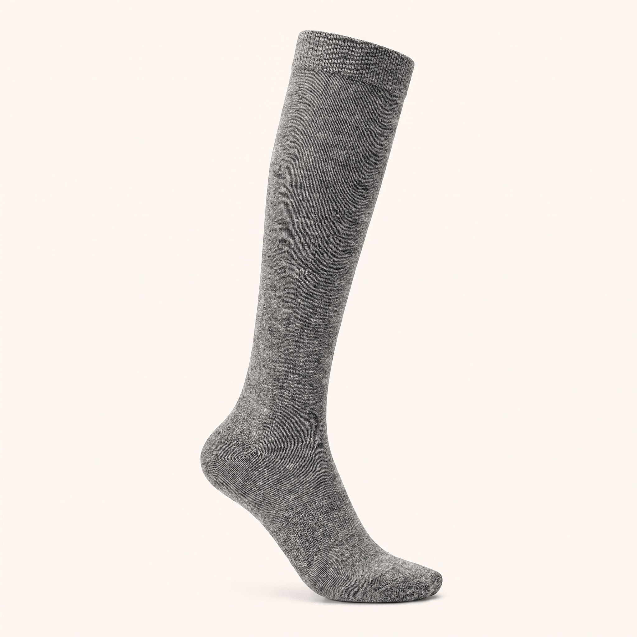 ALPACORE Alpaca Compression Socks - heather gray knee-high